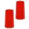 99-07 F250SD-F550SD; 00-05 Excsn Front or Rear Door trim Pnl Mtd Red Reflector Lens Pair (Ford)