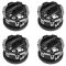 11-15 Ford F250SD-F450SD Dash Mounted Chrome & Warm Metallic Air Vent Louver Kit (Set of 4) (Ford)