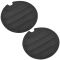 07-14 Edge; 02-05 Explr, Mntaineer; 07-10 MKX Ctr Console Mtd Blk Cup Holder Mat Liner Pair (FD)