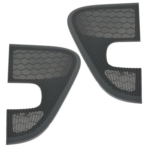 04-08 Ford F150 New Body Front Door Panel Mounted Flint Speaker Grille Cover Pair(Ford)
