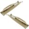 11-16 F250SD-F550SD ~A~ Pillar Mounted Adobe Tan Inside Windshield Trim w/Pull Handle PAIR (Ford)