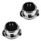 07-14 Cadillac,GMC, Chevy Car & FS PU & SUV Power Outlet Replacement Chrome Plug Retainer Pair (GM)