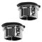 07-14 Cadillac,GMC, Chevy Car & FS PU & SUV Power Outlet Replacement Chrome Plug Retainer Pair (GM)