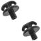 00-05 Bck; 98-14 Cdy; 97-15 Chv; 97-04 Olds; 99-05 Pntiac; 07-10 Aura Rear Crgo Net Ret Hook Pair GM