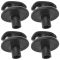 Buick, Cady, Chvy, Olds, Saturn, Pontiac Multifit Rear Crgo Net Ret Hook Set of 4 (GM)