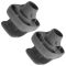 97-08 Civic; 98-06 Accord; 03 Pilot; 03-11 Element Gray Inner Sunvisor Holder Clip Pair(Honda)