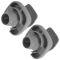 97-08 Civic; 98-06 Accord; 03 Pilot; 03-11 Element Gray Inner Sunvisor Holder Clip Pair(Honda)