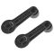 96-00 Honda Civic Coupe or Hatchback Gray Manual Window Crank Handle Pair (Honda)