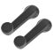 96-00 Honda Civic Coupe or Hatchback Gray Manual Window Crank Handle Pair (Honda)