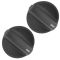 94-97 Honda Accord Molded Black Plastic Temperature or Fan Speed Control Knob Pair (Honda)