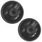 94-97 Honda Accord Molded Black Plastic Temperature or Fan Speed Control Knob Pair (Honda)