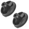 94-97 Honda Accord Molded Black Plastic Temperature or Fan Speed Control Knob Pair (Honda)