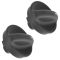 94-97 Honda Accord Molded Black Plastic Temperature or Fan Speed Control Knob Pair (Honda)