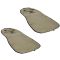 70-15 ~HONDA~ Logoed ~Seat Armour~ Tan Cotton Terry/Velour Bucket Seat Cover PAIR (Honda)