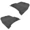 08-09 Durango; 07-09 Aspen Medium Slate Gray Front Seat Belt Anchor Trim Panel Cover PAIR (Mopar)