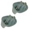 08-12 Jeep Liberty; 07-11 Dodge Nitro Molded Light Gray Sun Visor Support Clip PAIR (Mopar)