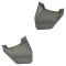 07-09 Chrysler Aspen; 06-09 Dodge Durango Front Seat Belt Khaki Anchor Trim Cover Pair (Mopar)