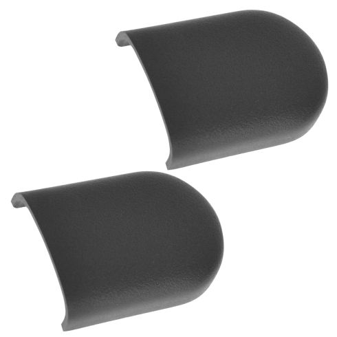 07-10 Jeep Wrangler Dashboard Mounted Grab Handle Slate Gray End Plug Cover Pair(Mopar)