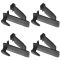 05-14 Chryslr, Ddge, Jeep, Ram Multfit Frnt Flr Mat or Carpet Retainer Clip Hook Set of 4(Mpr)