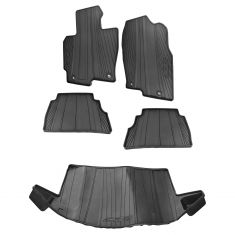 Mzimk00014 2013 15 Mazda Cx 5 Front Rear Cargo Black Rubber Floor Mat 5 Piece Set