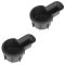 00-04 Nissan Frontier, Xterra Front Console Mounted Black Rubber Cupholder Insert PAIR (Nissan)