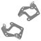 89-94 Toyota Pickup; 90-02 4Runner; 95-04 Tacoma Factory Stereo Radio Mounting Bracket Pair (Toyota)