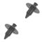 89-95 Toyota PU; 90-02 4Runner; Interior Door Trim Panel Gray Retainer Clip Pair (Toyota)