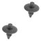 89-95 Toyota PU; 90-02 4Runner; Interior Door Trim Panel Gray Retainer Clip Pair (Toyota)