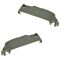 05-09 S60; 05-14 XC90; 04-06 S80; 05-07 V70, XC70 Frt Pwr Seat Track Outer OAK Trim Cvr PAIR (Volvo)