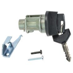 92-96 Chrysler Dodge Jeep Mulitfit Ignition Lock Cylinder w/Key & Black Finish
