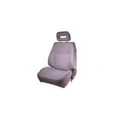 High-Back Front Seat (L-side), Reclinable, Gray, 86-95 Suzuki Samurai