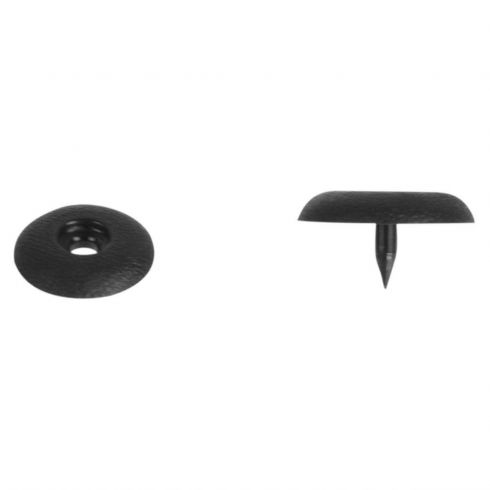 seat belt button stop black