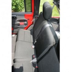 Neoprene Rear Seat Cover, Black, 07-14 Jeep Wrangler Unlimited (JK)