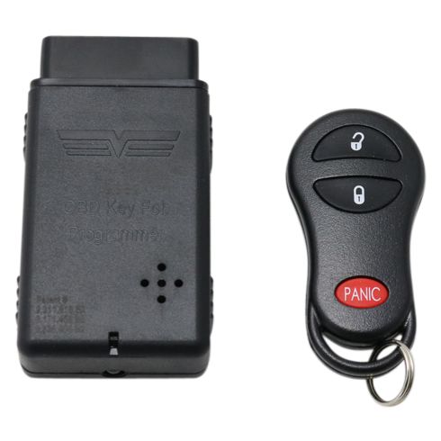 00-05 Chrysler, Dodge Multifit (w/o Pwr Gate, Slide) 3 Button Keyless Entry Remote w/Programmer (DM)