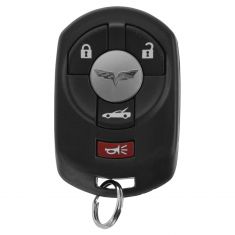 05-07 Chevy Corvette (4 Button - #2 Labeled) Keyless Entry Remote Transmitter Assy (GM)
