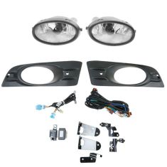 06-07 Honda Accord Coupe Add-on Clear Lens Fog Light Pair w/ Installation Kit