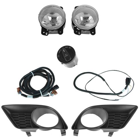 11-14 Dodge Charger Dealer Installed Complete Fog/ Driving Light Installation Kit (Mopar)