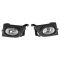 06-08 Honda Civic 4Dr, Hybrid Add-on Clear Lens Fog Light Pair w/ Install Kit