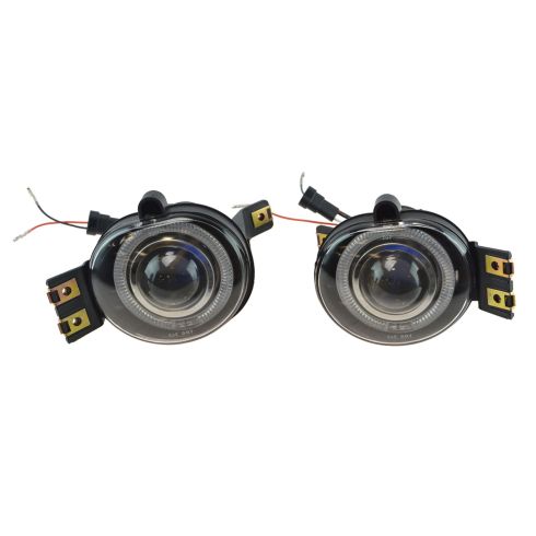 2002-09 Dodge Pickup New Body Performance Clear Lens Halo Style Fog Light Pair