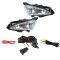 07-10 Hyundai Elantra Add-on Clear Lens Fog Light Pair w/ Installation Kit