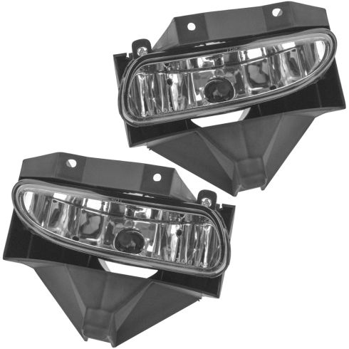 99-04 Ford Mustang (GT) Performance Clear Lens Fog Light Pair