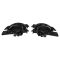 98-02 Honda Accord Sedan Add-on Clear Lens Fog Light Pair w/ Installation Kit