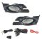 98-02 Honda Accord Sedan Add-on Clear Lens Fog Light Pair w/ Installation Kit