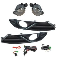 13-15 Nissan Sentra Add-on Clear Lens Fog Light Pair w/ Installation Kit