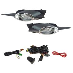 09-11 Honda Civic Coupe Add-on Clear Lens Fog Light Pair w/ Installation Kit
