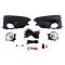 17-18 Subaru Imprezza Wagon Add-on Clear Lens Fog Light Pair w/ Installation Kit