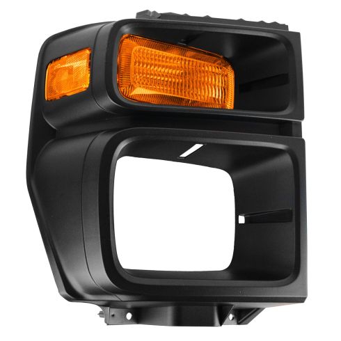 08-11 Ford Van Headlight Bezel w/Parking Turn Signal Light RF