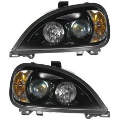 Freightliner Columbia 96-11 HL ASY PROJECTOR BLK SET