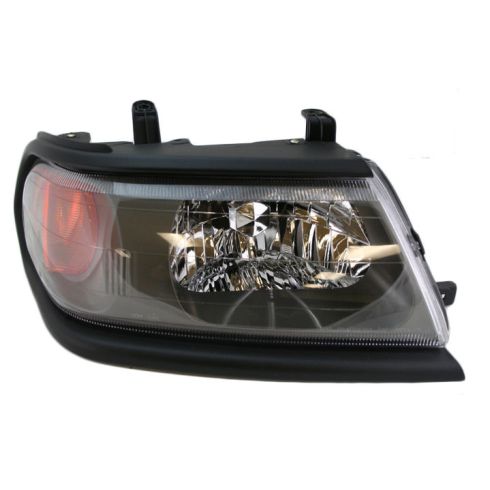 DNA Motoring HL-HPL-LED-FSU13-CH-CL1-T2 Pair LED E-Styling DRL Projector Headlight Lamp Set Replacement,Chrome