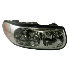 00-05 Buick Lesabre Custom Headlight with Lined Hi-beam Lens without Cornering L